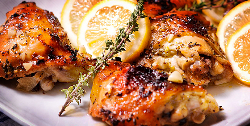 Chicken with Lemon And Garlic