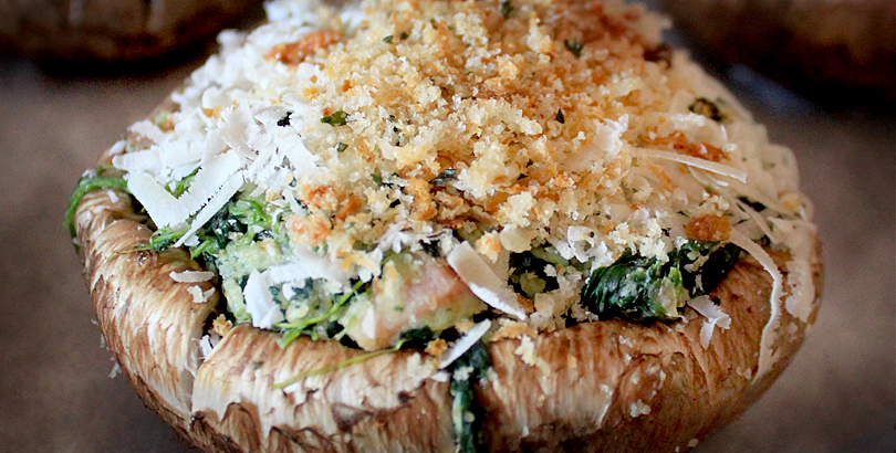 Stuffed Mushroom with Spinach1